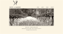 Desktop Screenshot of huntandharvestwines.com
